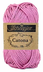 Scheepjes Catona 50 gram - 398 colonial rose / donkerroze - Katoen Garen