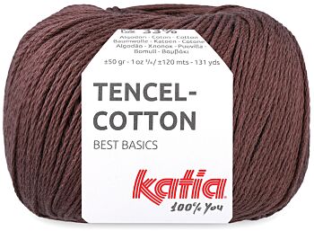 Katia Tencel-Cotton - 40 donkerbruin - Lyocell/Katoen Garen 1