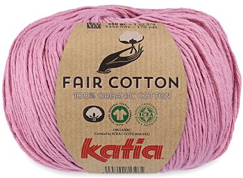Katia Fair Cotton - 40 oudroze - Biologisch Katoengaren