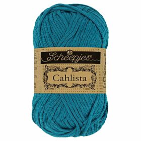 Scheepjes Cahlista - 400 petrol blue - Katoen Garen