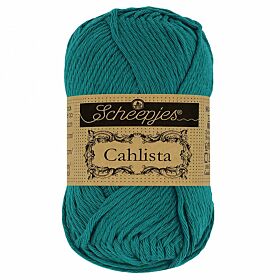 Scheepjes Cahlista - 401 dark teal - Katoen Garen