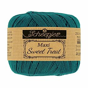 Scheepjes Maxi Sweet Treat - 401 dark teal - Gemerceriseerd Katoen