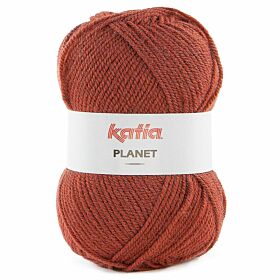 Katia Planet 4019 steenrood / tomaatrood - Acryl Garen