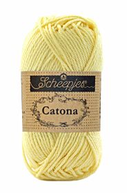 Scheepjes Catona 50 gram - 403 lemonade / babygeel - Katoen Garen