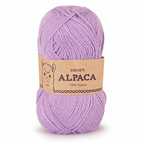 DROPS Alpaca Uni Colour - 4050 lichtpaars - Wol & Garen