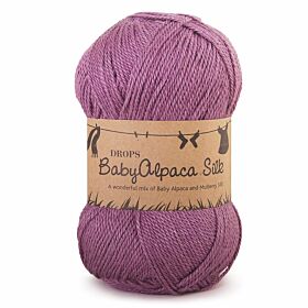 DROPS BabyAlpaca Silk Uni Colour - 4088 heidekruid - Wol & Garen