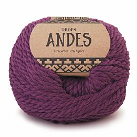 DROPS Andes Uni Colour - 4090 heidekruid - Wol & Garen