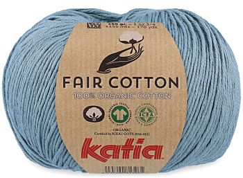 Katia Fair Cotton - 41 grijsblauw - Biologisch Katoengaren