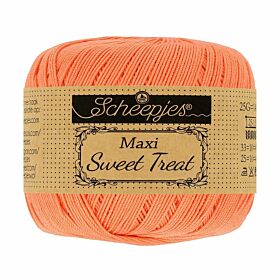 Scheepjes Maxi Sweet Treat - 410 rich coral - Gemerceriseerd Katoen