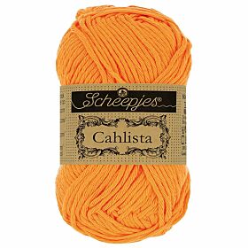 Scheepjes Cahlista - 411 sweet orange - Katoen Garen