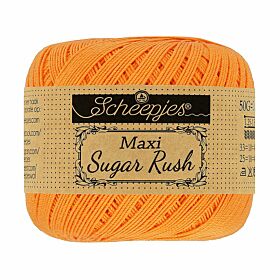 Scheepjes Maxi Sugar Rush 411 sweet orange - Katoen Garen