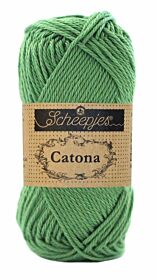 Scheepjes Catona 50 gram - 412 forest green / bosgroen - Katoen Garen