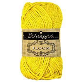 Scheepjes Bloom 414 sun flower - geel katoengaren