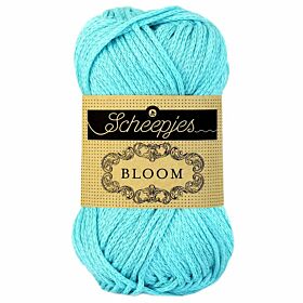 Scheepjes Bloom 419 forget-me-not - turquoise katoengaren
