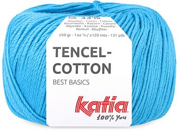 Katia Tencel-Cotton - 42 donker turquoise - Lyocell/Katoen Garen 1