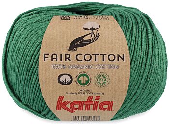 Katia Fair Cotton - 42 flessengroen - Biologisch Katoengaren