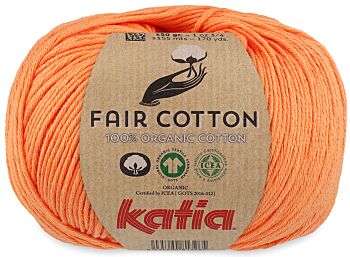 Katia Fair Cotton - 43 lichtoranje - Biologisch Katoengaren