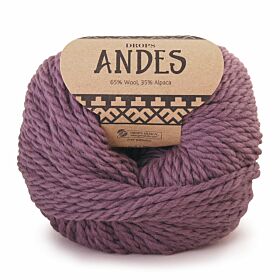 DROPS Andes Uni Colour - 4300 oudroze - Wol & Garen