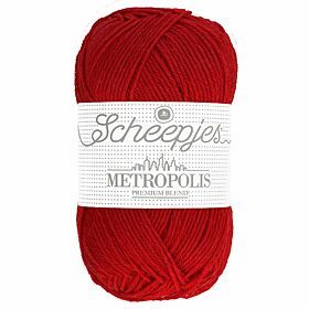 Scheepjes Metropolis 44 darwin / rood - Merino Sokkengaren