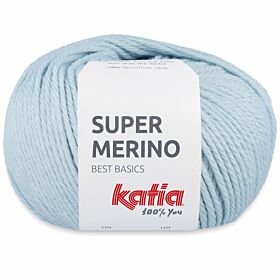 Katia Super Merino - 44 licht hemelsblauw - Wol/Acryl Garen