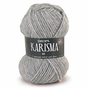 DROPS Karisma Mix - 44 lichtgrijs - Wol & Garen