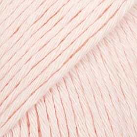 DROPS Cotton Light 44 marshmallow roze / poederroze (Uni Colour) - Katoen/Polyester Garen