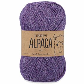 DROPS Alpaca 4434 amethist / paars-violet (mix) - Wol Garen