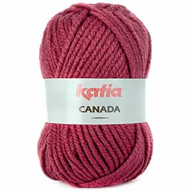 Katia Canada 45 donkerroos - Acrylgaren dikke
