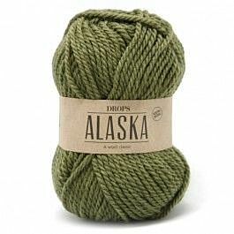 Drops Alaska 45 licht olijfgroen (Uni Colour) - Wol Garen