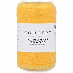 Katia Concept 50 Mohair Shades - 46 geel - Mohair Garen