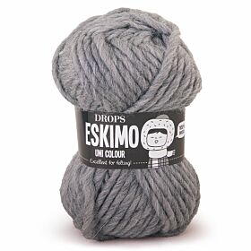 DROPS Snow / Eskimo Uni Colour - 46 grijs - Wol & Garen