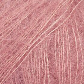 DROPS Kid-Silk 46 kersensorbet / zachtroze (Uni Colour) - Mohair Garen