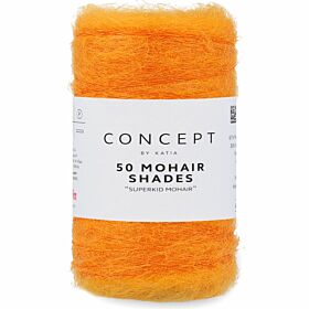Katia Concept 50 Mohair Shades - 47 licht oranje - Mohair Garen