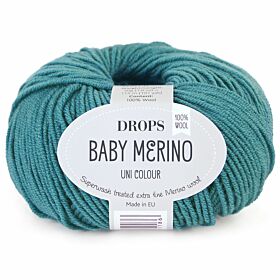 DROPS Baby Merino Uni Colour - 47 noordzee - Wol Garen