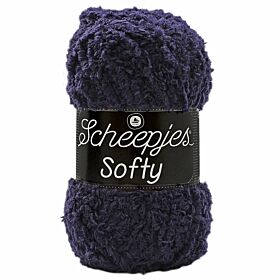 Scheepjes Softy - 484 donkerpaars - Polyester Garen