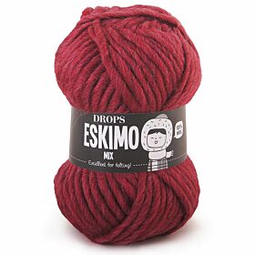 DROPS Snow / Eskimo Mix - 50 donkerroze - Wol & Garen