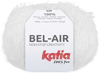 Katia Bel-Air - 50 wit - Viscose Fantasiegaren 1