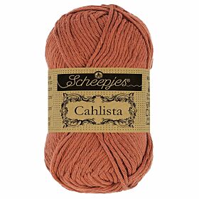 Scheepjes Cahlista - 504 brick red - Katoen Garen