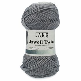 Lang Yarns Jawoll Twin 505 mist / grijs - Sokkenwol Garen