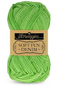 Scheepjes Softfun Denim - 506 groen - Katoen/Acryl Garen 1