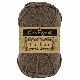 Scheepjes Cahlista - 507 chocolate - Katoen Garen
