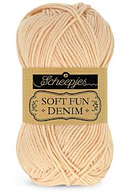 Scheepjes Softfun Denim - 507 creme - Katoen/Acryl Garen 1