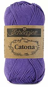 Scheepjes Catona 50 gram - 508 deep amethyst / paars - Katoen Garen