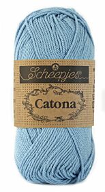 Scheepjes Catona 50 gram - 510 sky blue / hemelsblauw - Katoen Garen