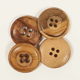Drops Ceder Knoop Nr 511 - 20mm - Houten Knopen