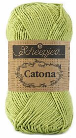 Scheepjes Catona 50 gram - 512 lime / limoengroen - Katoen Garen