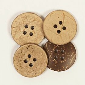 Drops Kokosnoot Knoop Nr 515 - 20mm - Houten Knopen
