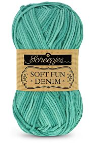 Scheepjes Softfun Denim - 517 zeegroen - Katoen/Acryl Garen 1