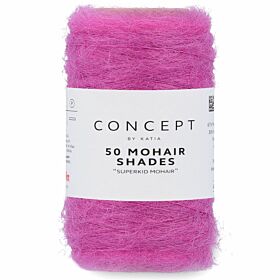 Katia Concept 50 Mohair Shades - 52 magenta - Mohair Garen