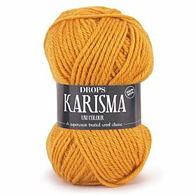 DROPS Karisma Uni Colour - 52 mosterdgeel - Wol & Garen